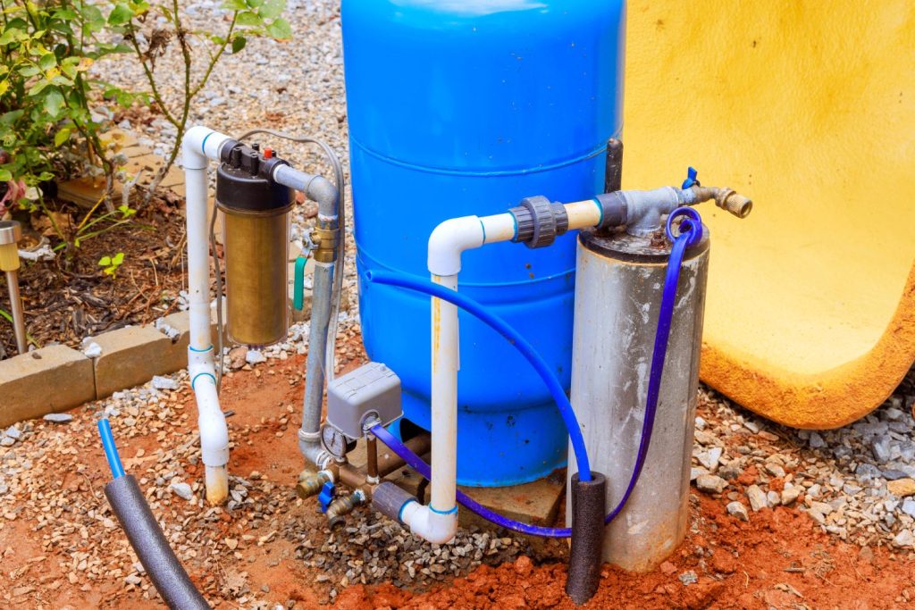 Recently installed well pump