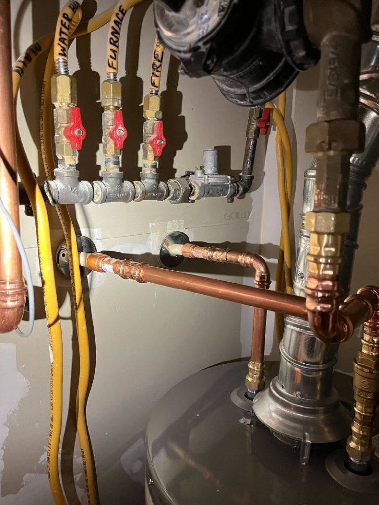 Water heater installation